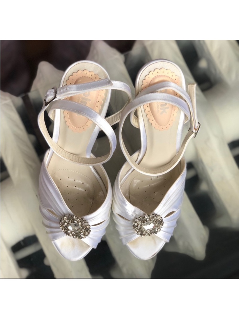 Pink Paradox London Pleated Platform Heels - Picture 3 of 5